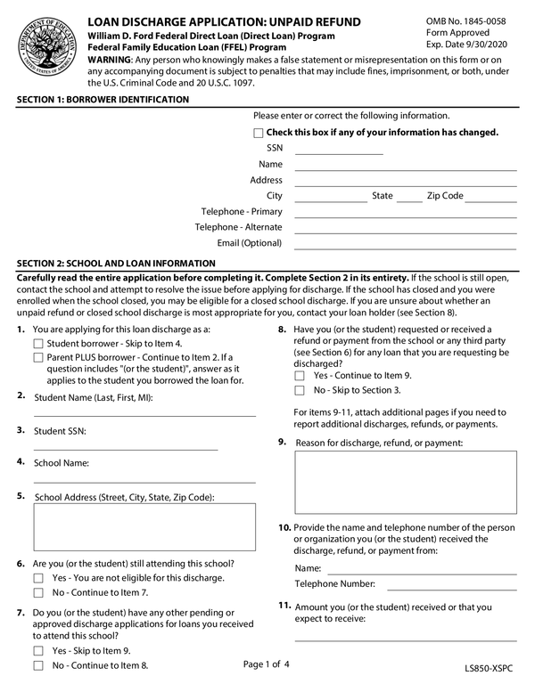 State University On PSLF Form