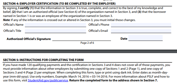 Where Do I Send PSLF Form