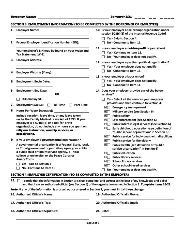 Where Do I Upload PSLF Employment Certification Form